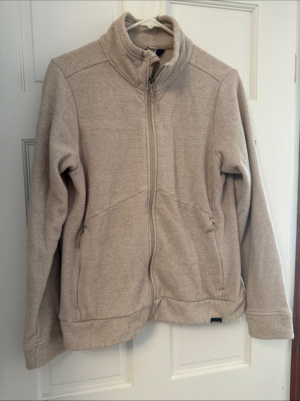REI Women's Beige Full-Zip Fleece Jacket